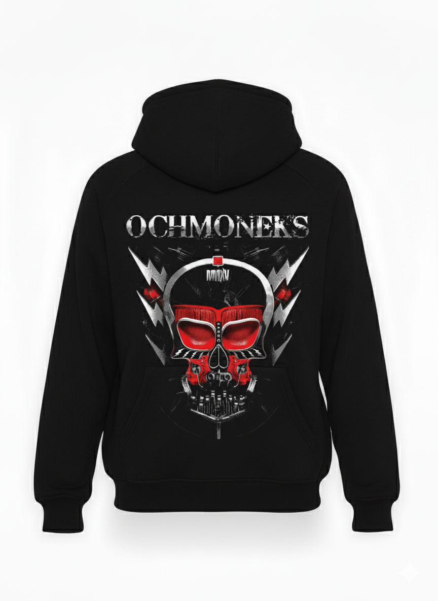 OCHMONEKS TOUR ZIPPER "RED SKULL"