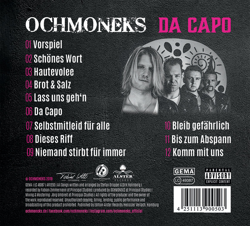 DA CAPO Audio CD Digipack