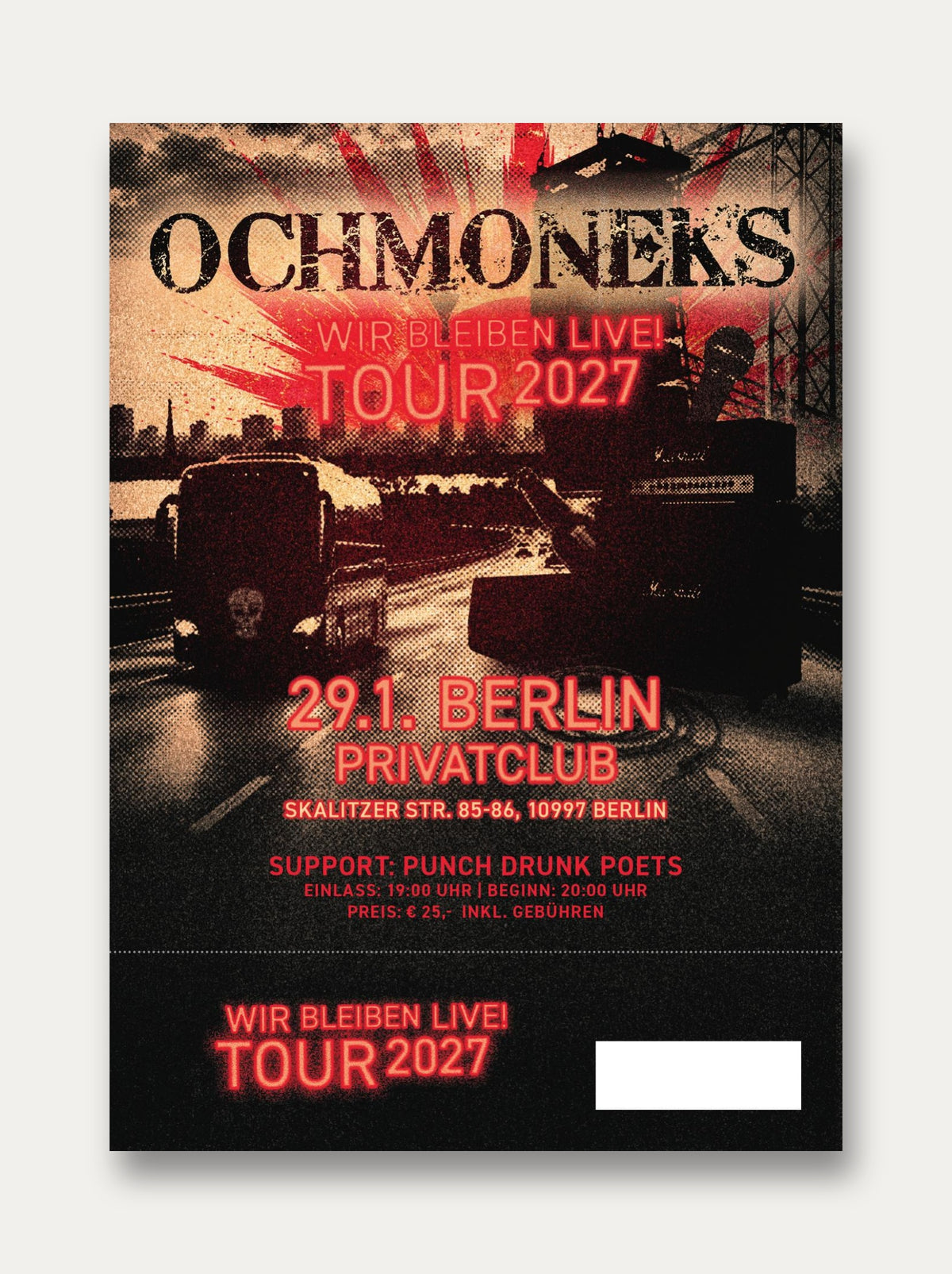 OCHMONEKS - WIR BLEIBEN LIVE! TOUR - BERLIN