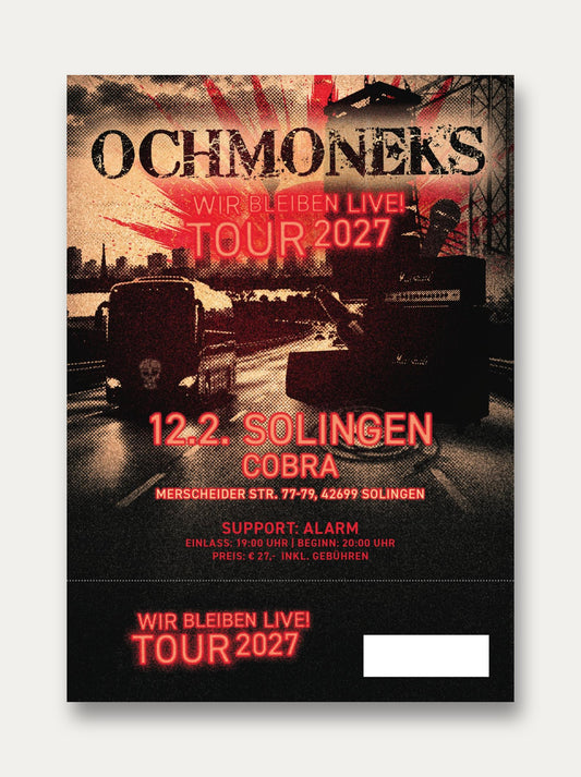OCHMONEKS - WIR BLEIBEN LIVE! TOUR - SOLINGEN
